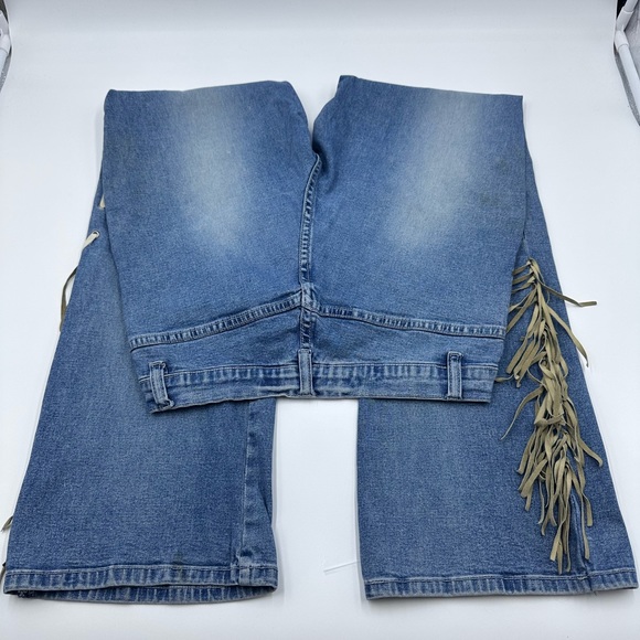 Joe Boxer Jeans Joe Boxer Jeans Fringe Concho Detail Sz 7 Good